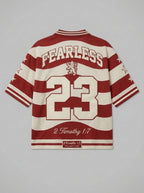 SAVED FEARLESS Jersey — Crimson — back